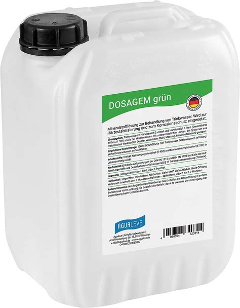 DOSAGEM grün Mineralstofflösung 10 Liter .